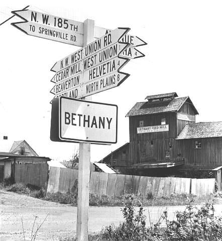 Bethany Oregon Sign